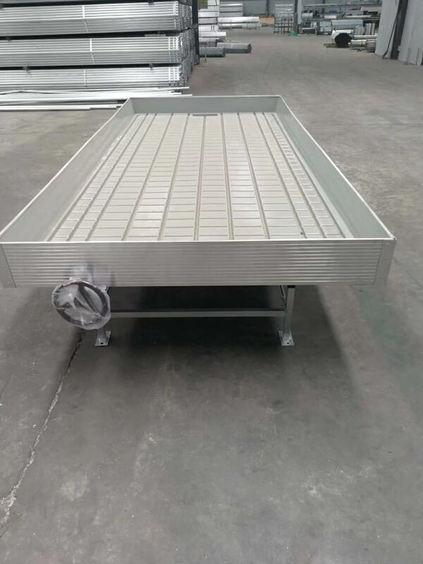 Grow Table Flood Tray Rolling Ebb And Flow Bench Untuk Bibit Bunga Rumah Kaca