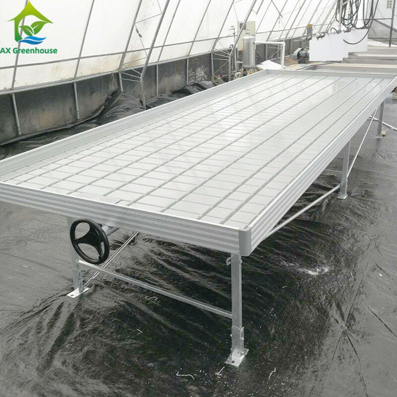 Ebb Flow Custom Double Layers Flood Grow Table Seedbed Rolling Bench Movable dan Cocok untuk Bunga