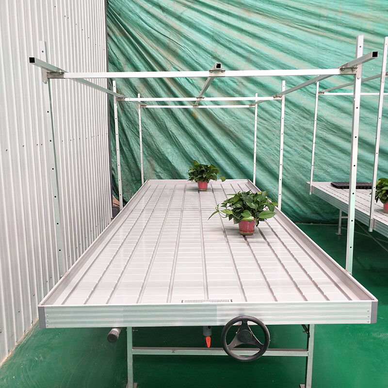 Ebb Flow Custom Double Layers Flood Grow Table Seedbed Rolling Bench Movable dan Cocok untuk Bunga