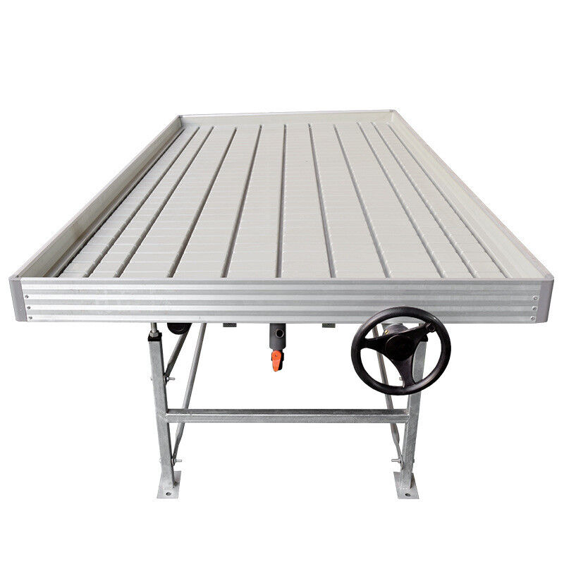 0.71-1.78m Lebar Rumah Kaca Rolling Benches Ebb And Flow Hydroponic Flood Table
