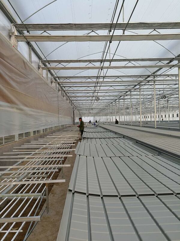 0.71-1.78m Lebar Rumah Kaca Rolling Benches Ebb And Flow Hydroponic Flood Table